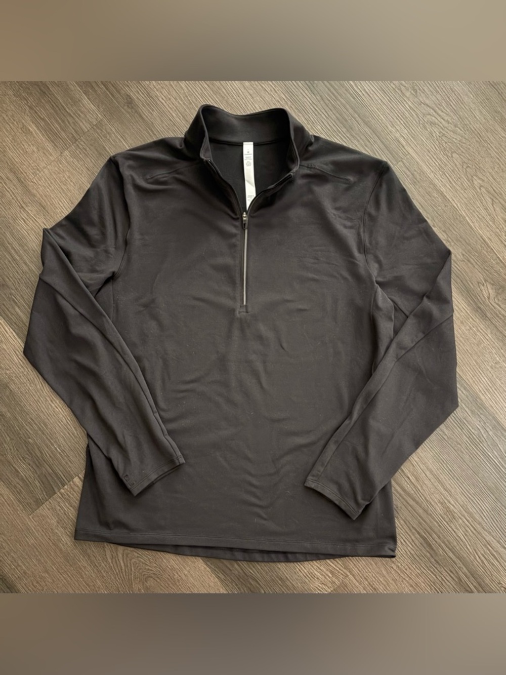 lululemon athletica Men's Black 1/2 Zip Pullover Sz Large